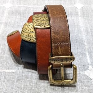 Vintage Brighton Women's Leather Belt